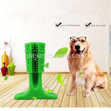 Hundetandbørste Tyggepind Rengøringslegetøj Silikone PetBrushing